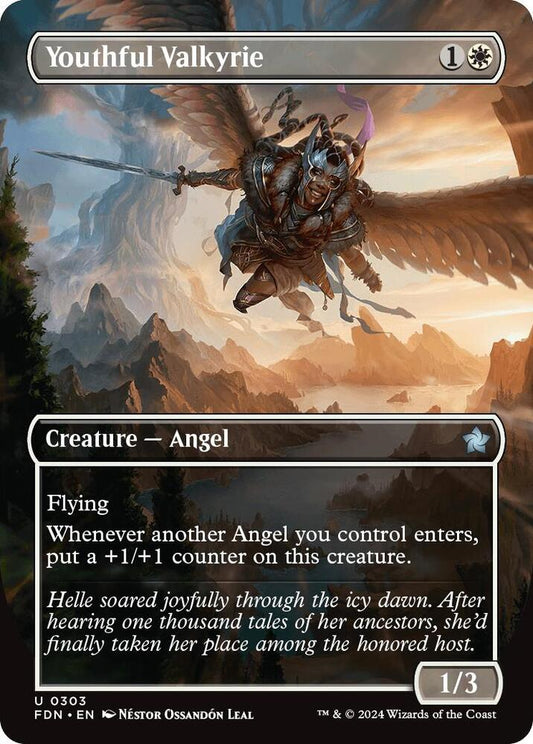 Youthful Valkyrie (Borderless) [Foundations] 303