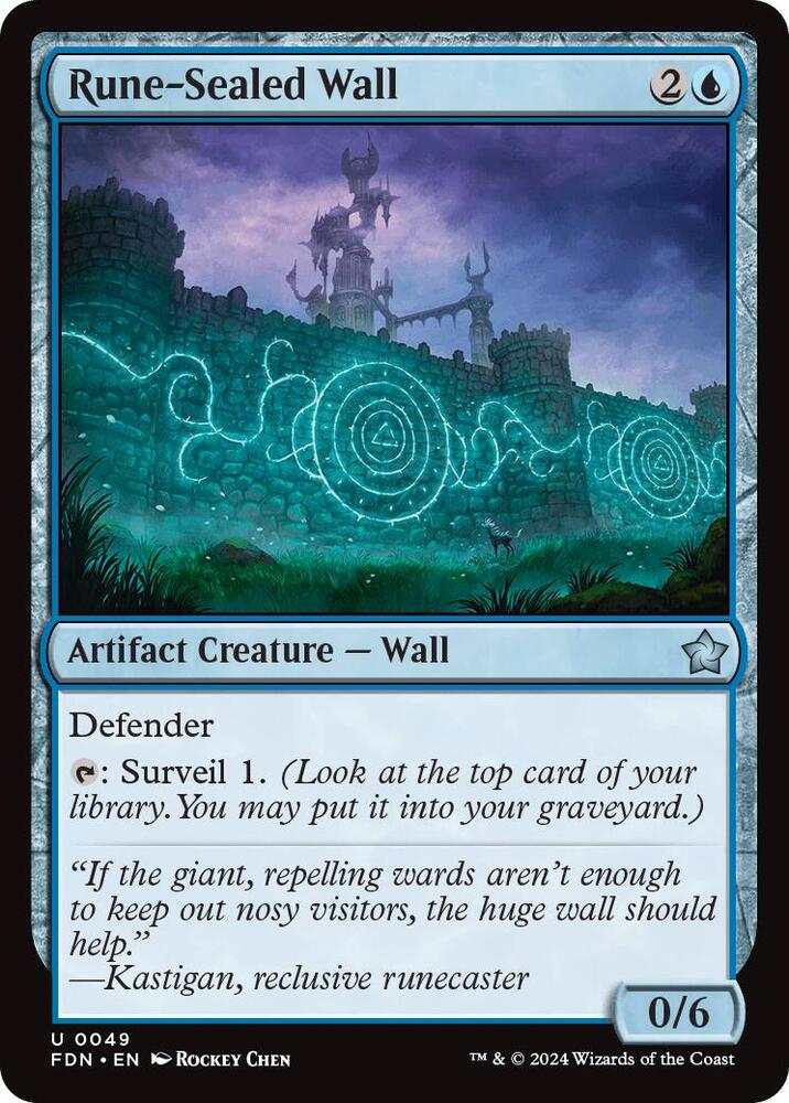 Rune-Sealed Wall [Foundations] 49