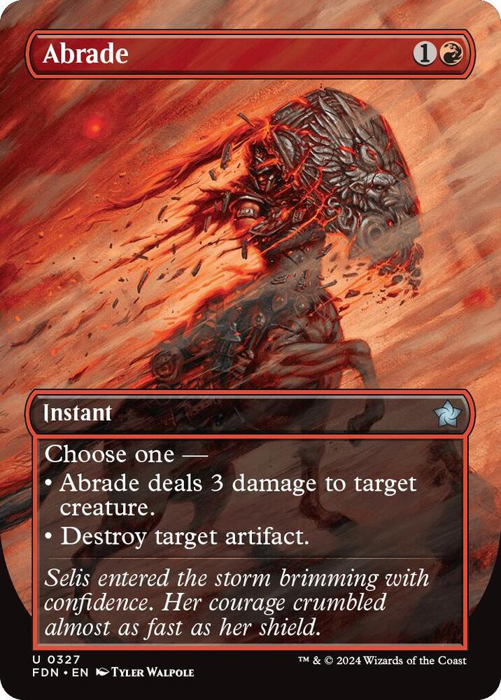 Abrade (Borderless) [Foundations] 327