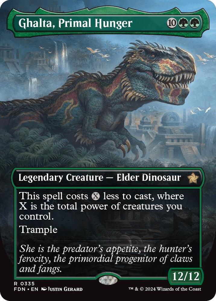 Ghalta, Primal Hunger (Borderless) [Foundations] 335
