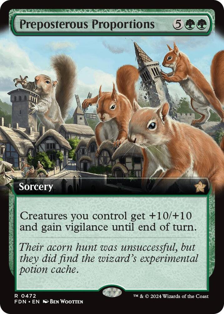Preposterous Proportions (Extended Art) [Foundations] 472