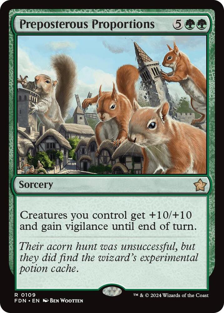 Preposterous Proportions [Foundations] 109