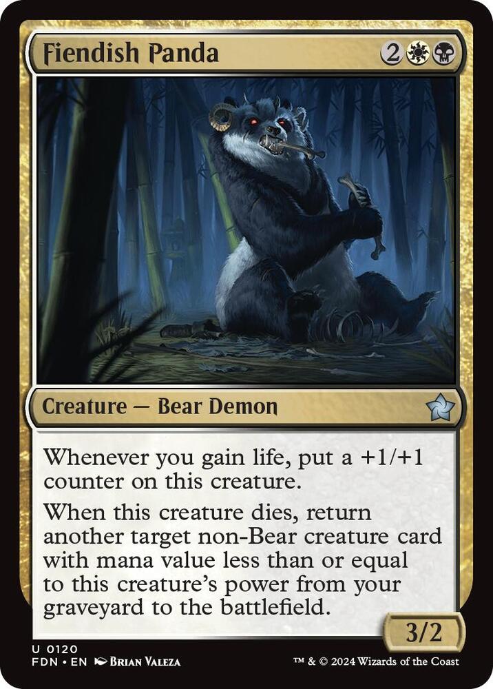 Fiendish Panda [Foundations] 120