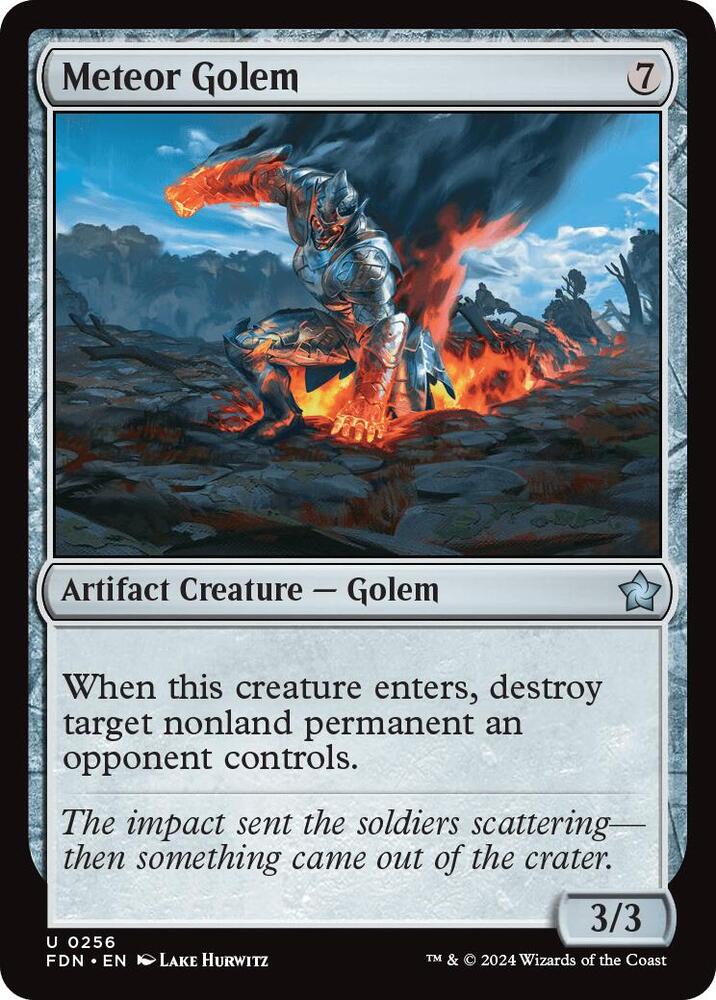 Meteor Golem [Foundations] 256