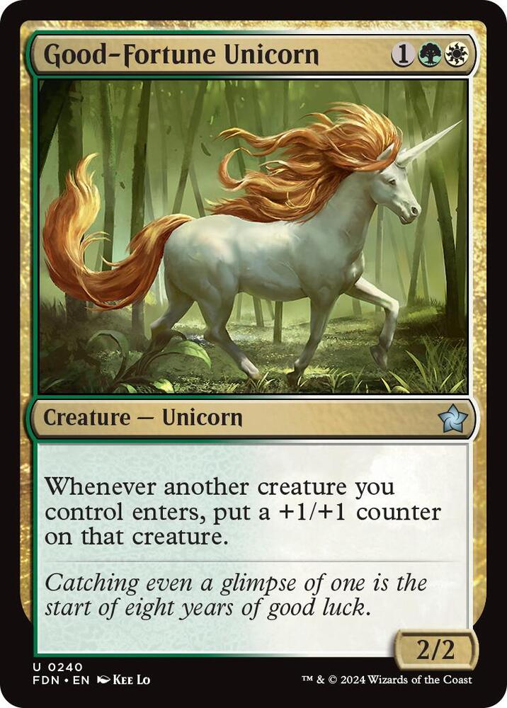 Good-Fortune Unicorn [Foundations] 240