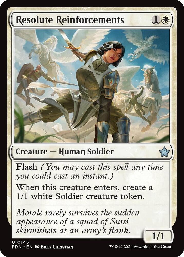 Resolute Reinforcements [Foundations] 145