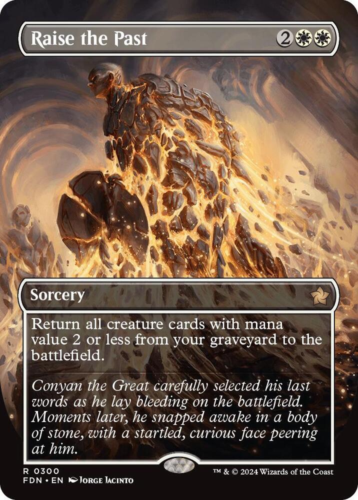 Raise the Past (Borderless) [Foundations] 300
