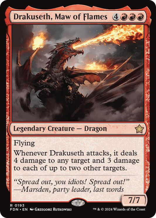 Drakuseth, Maw of Flames (0193) [Foundations] 193
