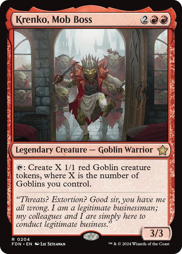 Krenko, Mob Boss [Foundations] 204