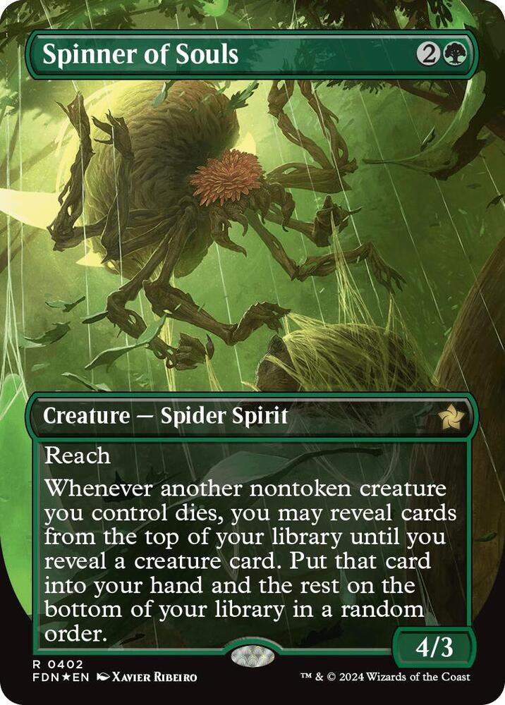 Spinner of Souls (Borderless) (Mana Foil) [Foundations] 402