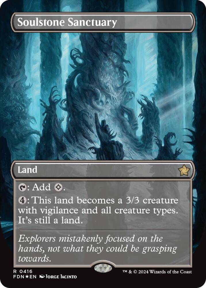 Soulstone Sanctuary (Borderless) (Mana Foil) [Foundations] 416