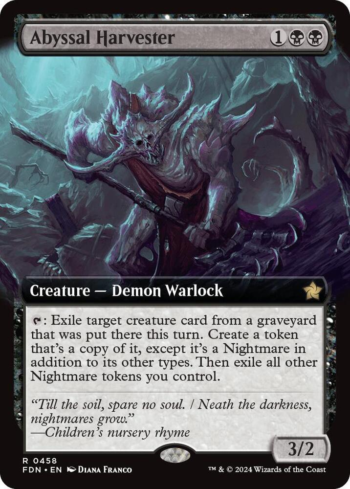 Abyssal Harvester (Extended Art) [Foundations] 458