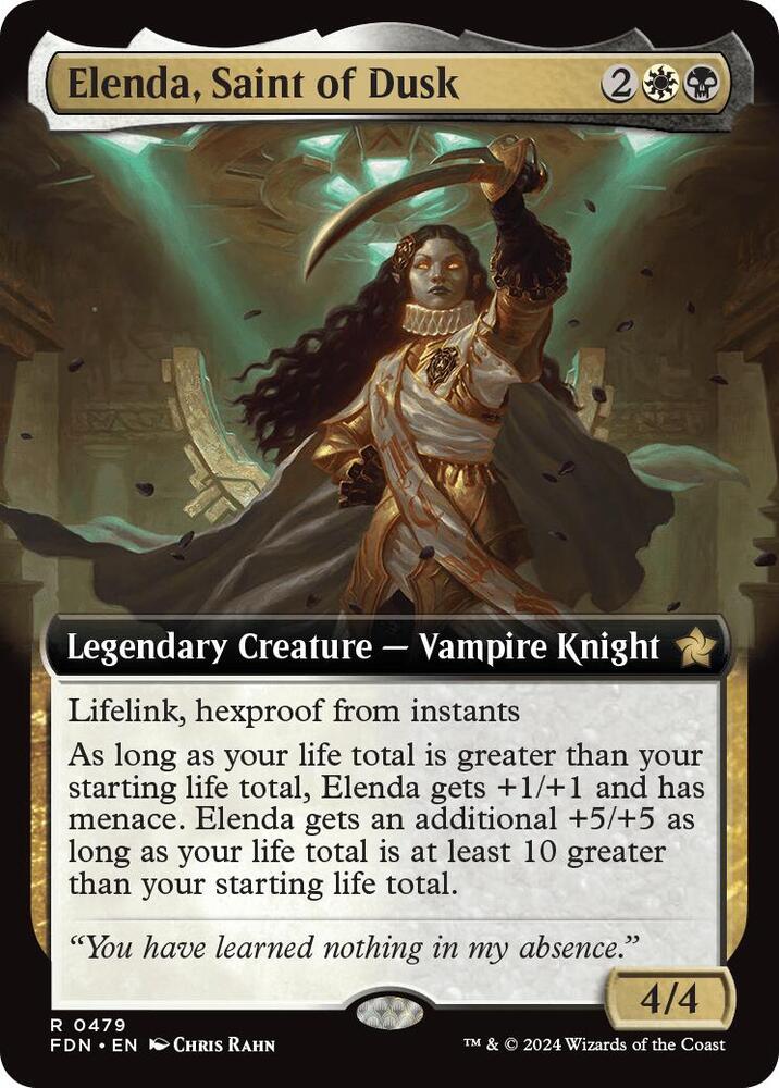 Elenda, Saint of Dusk (Extended Art) [Foundations] 479