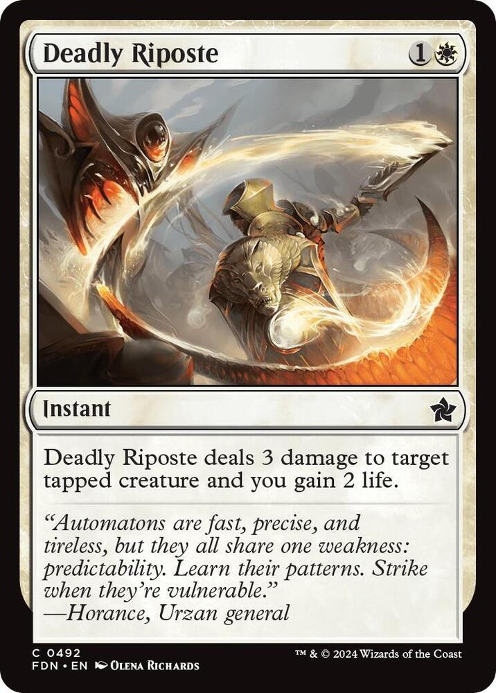 Deadly Riposte [Foundations] 492