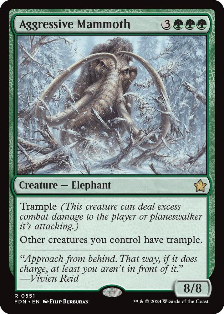 Aggressive Mammoth [Foundations] 551
