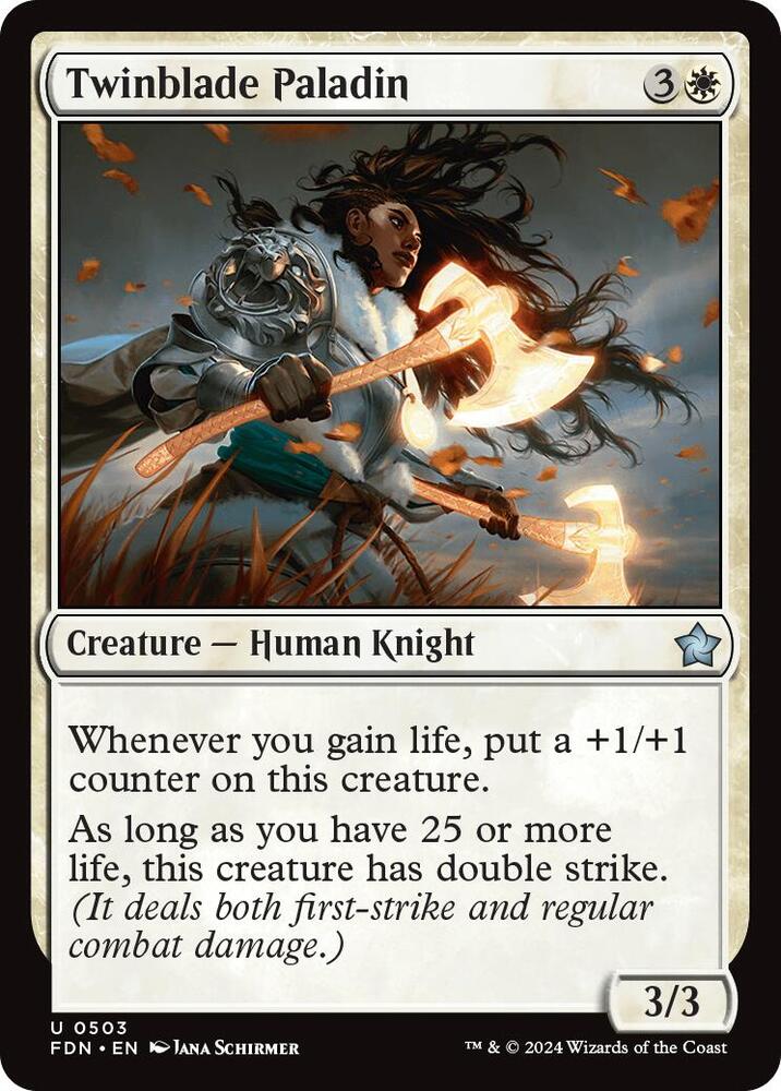 Twinblade Paladin [Foundations] 503
