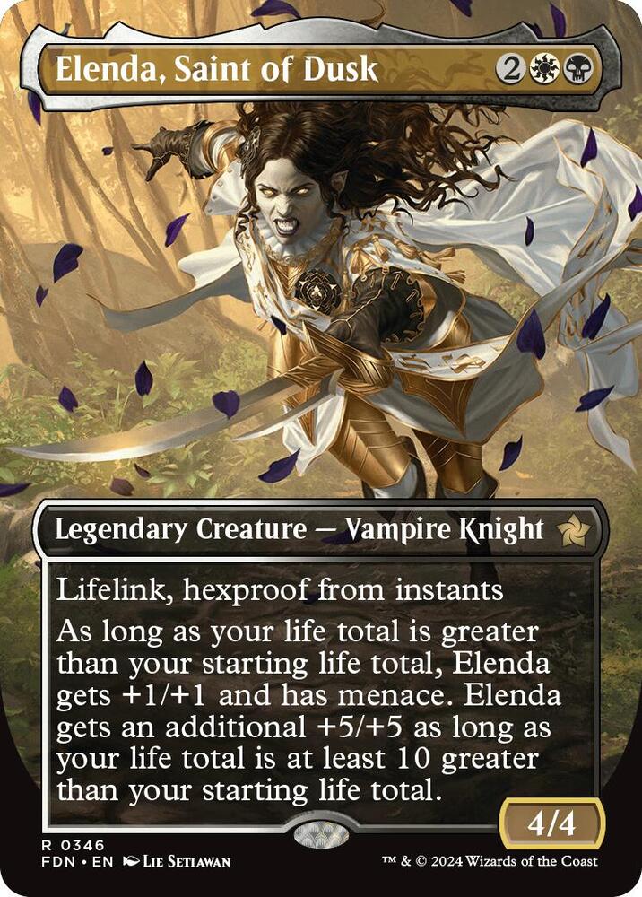 Elenda, Saint of Dusk (Borderless) [Foundations] 346