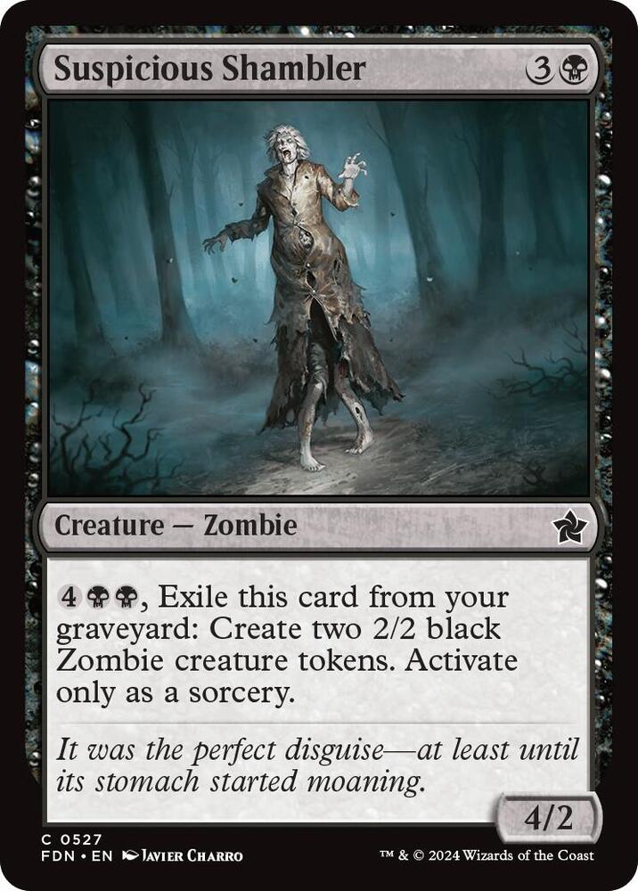 Suspicious Shambler [Foundations] 527