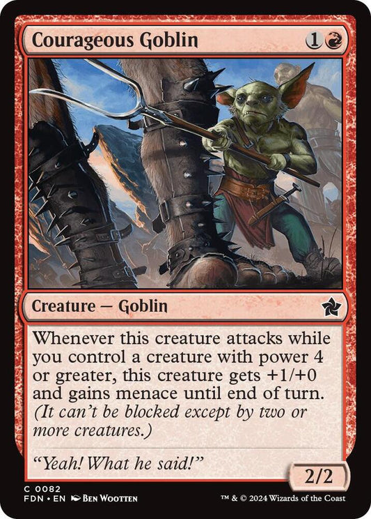 Courageous Goblin [Foundations] 82