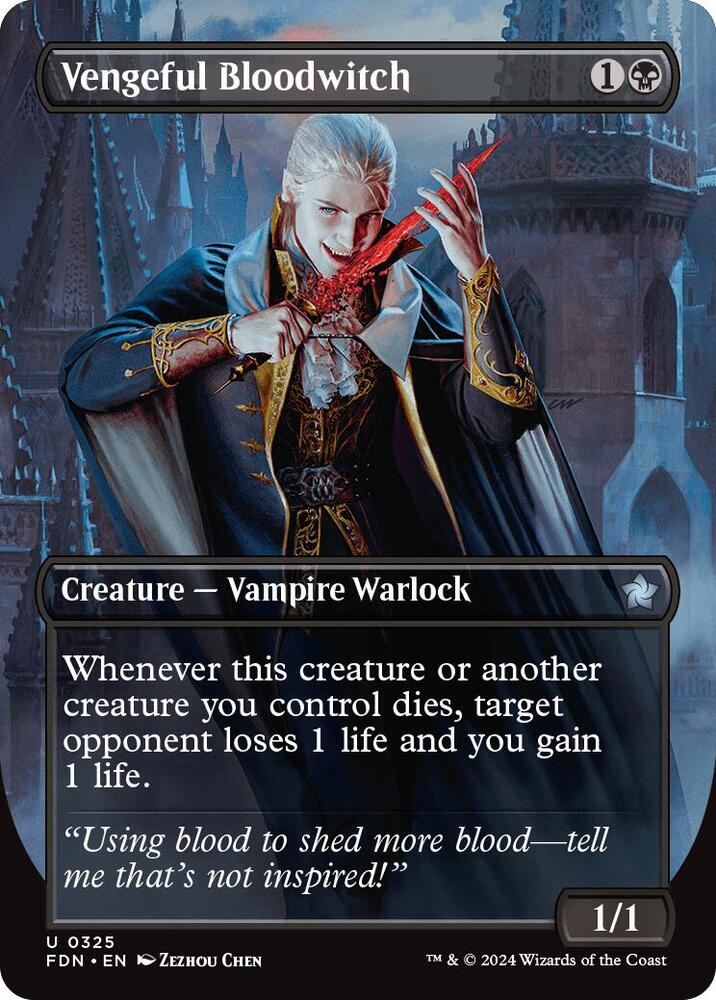 Vengeful Bloodwitch (Borderless) [Foundations] 325