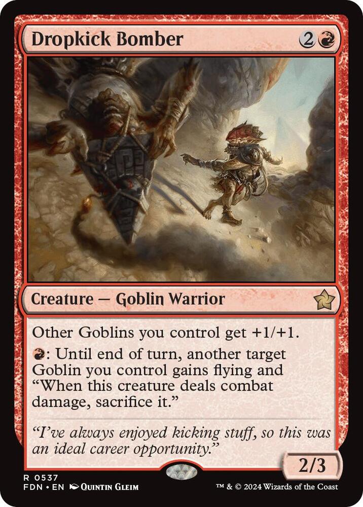 Dropkick Bomber [Foundations] 537
