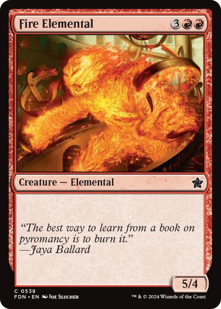 Fire Elemental [Foundations] 538