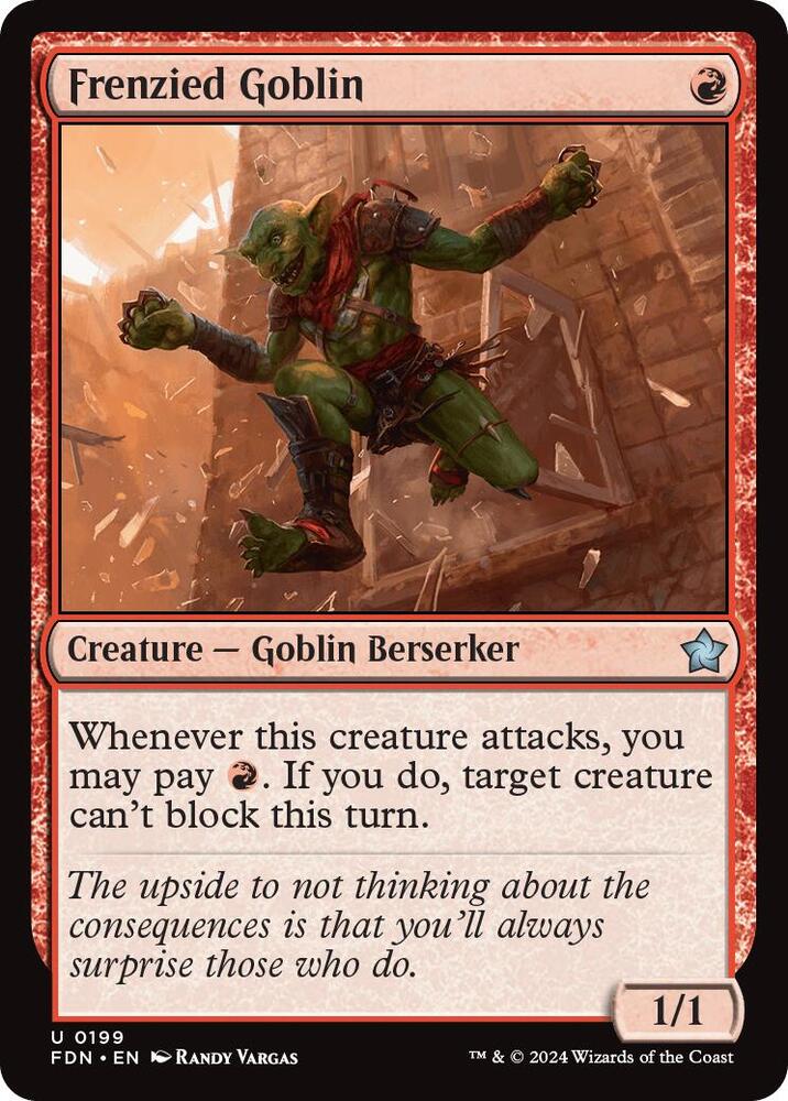Frenzied Goblin [Foundations] 199