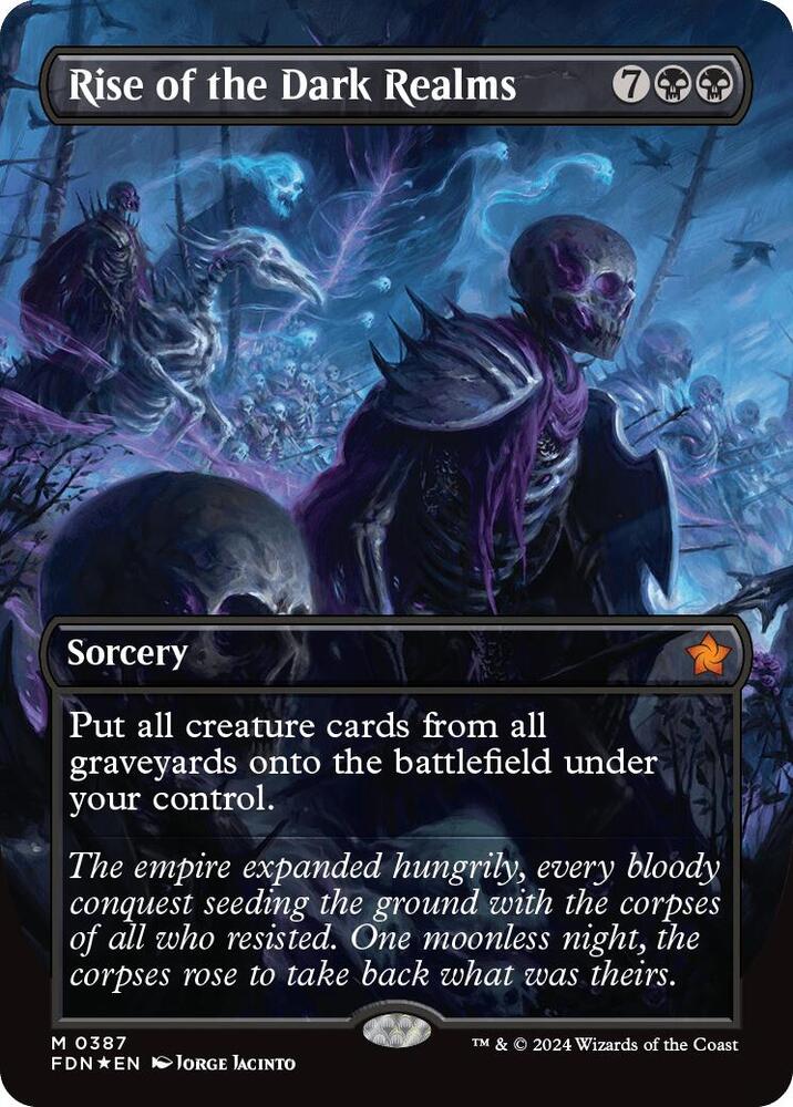 Rise of the Dark Realms (Borderless) (Mana Foil) [Foundations] 387