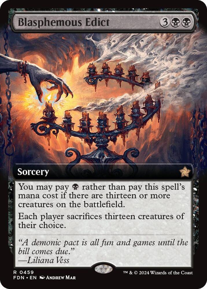Blasphemous Edict (Extended Art) [Foundations] 459