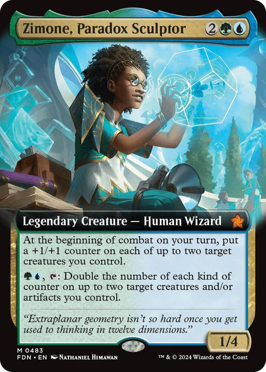Zimone, Paradox Sculptor (Extended Art) [Foundations] 483