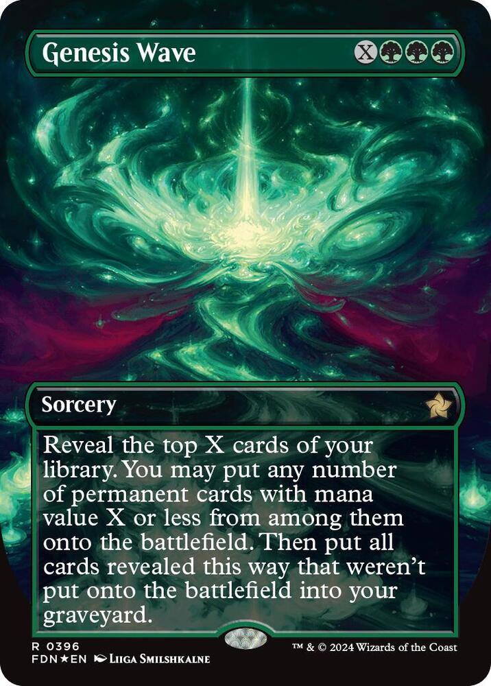 Genesis Wave (Borderless) (Mana Foil) [Foundations] 396