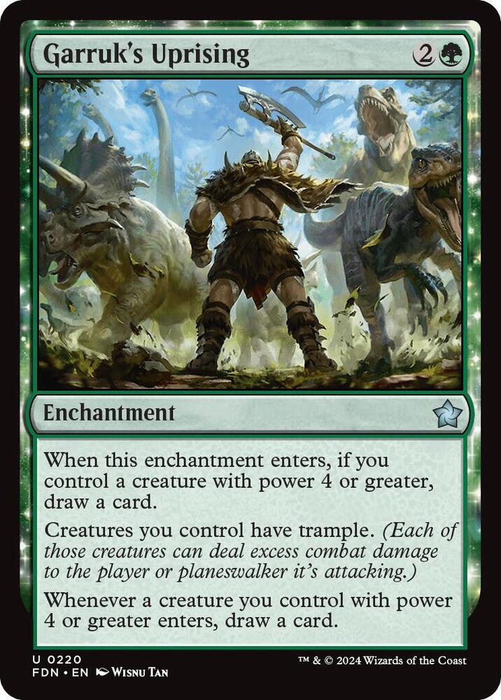 Garruk's Uprising [Foundations] 220