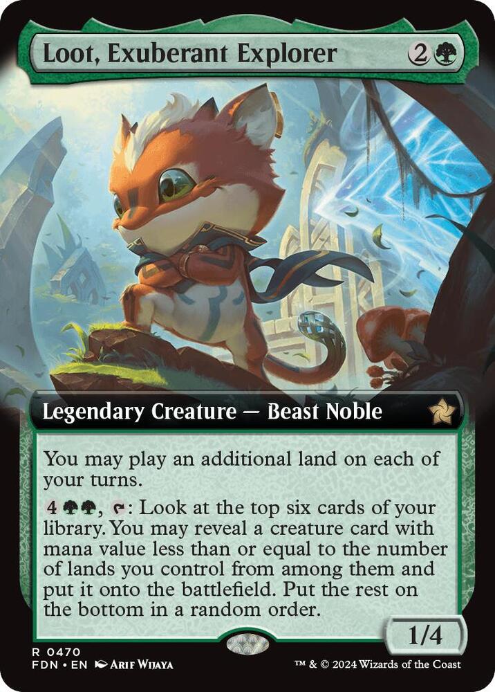 Loot, Exuberant Explorer (Extended Art) [Foundations] 470