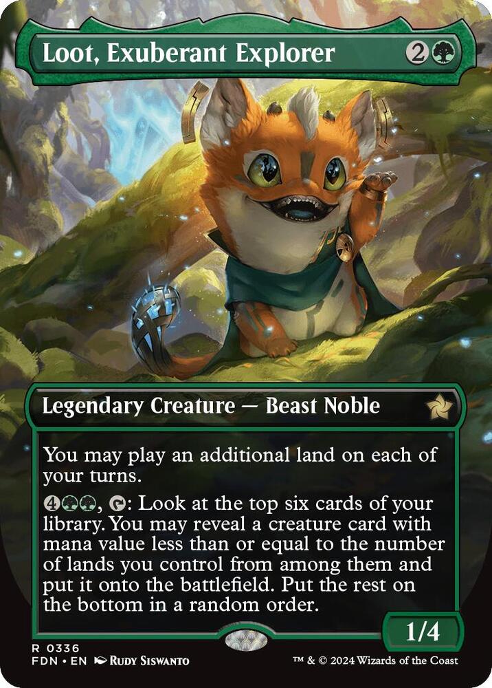 Loot, Exuberant Explorer (Borderless) [Foundations] 336