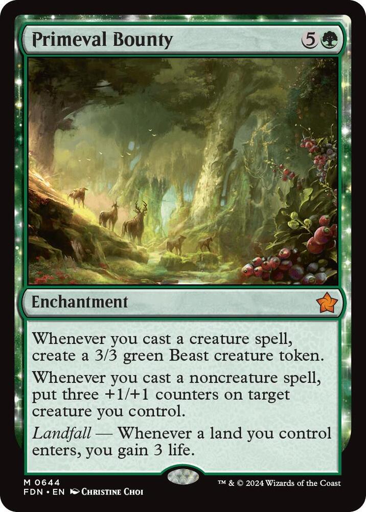 Primeval Bounty [Foundations] 644