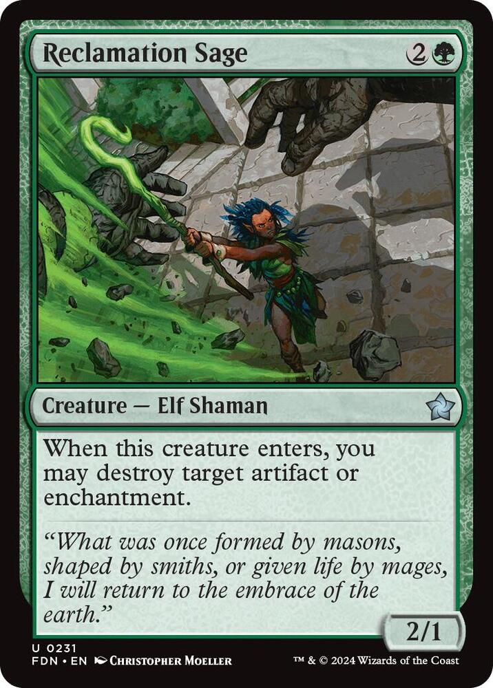 Reclamation Sage [Foundations] 231