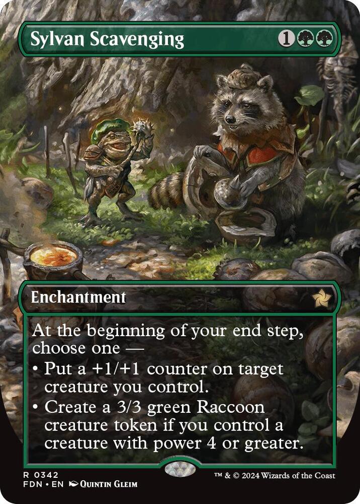 Sylvan Scavenging (Borderless) [Foundations] 342
