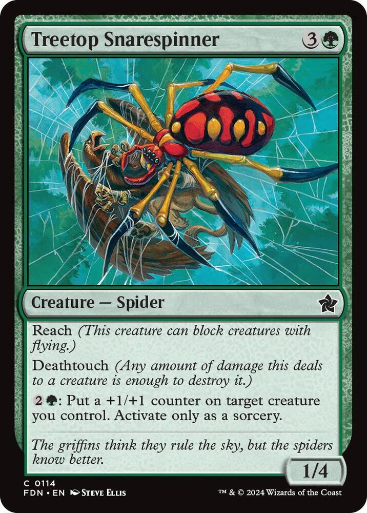Treetop Snarespinner [Foundations] 114