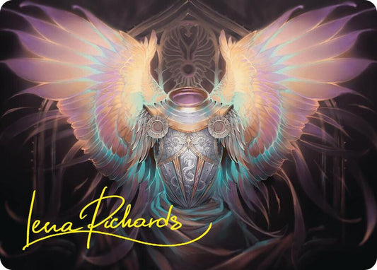 Celestial Armor Art Card (2/54) (Gold-Stamped Signature) [Art Series: Foundations] 2