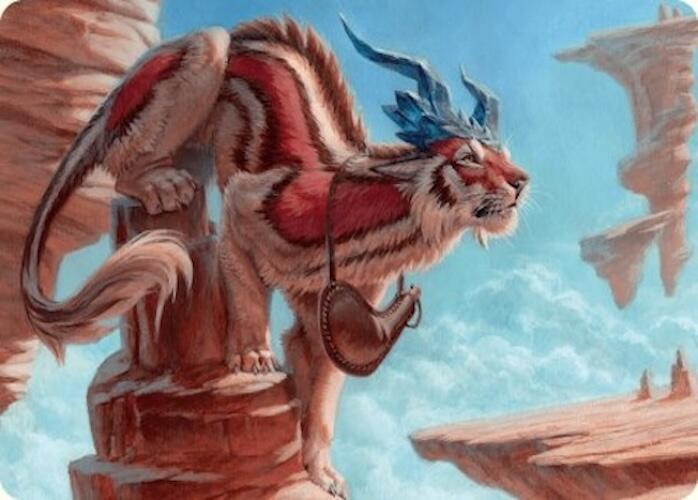Felidar Savior Art Card (3/54) [Art Series: Foundations] 3