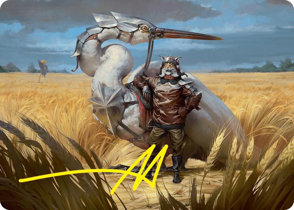 Skyknight Squire Art Card (4/54) (Stamped Signature) [Art Series: Foundations] 4