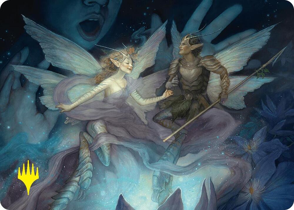 Faebloom Trick Art Card (6/54) (Gold-Stamped Signature) [Art Series: Foundations] 6