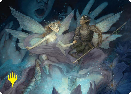 Faebloom Trick Art Card (6/54) (Gold-Stamped Signature) [Art Series: Foundations] 6