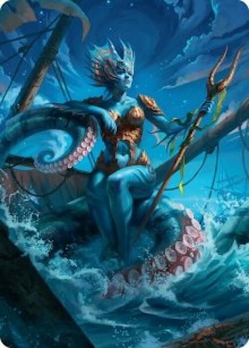 Kiora, the Rising Tide Art Card (30/54) [Art Series: Foundations] 30