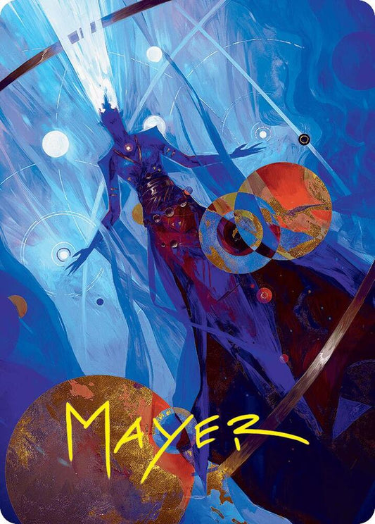 Omniscience Art Card (32/54) (Gold-Stamped Signature) [Art Series: Foundations] 32