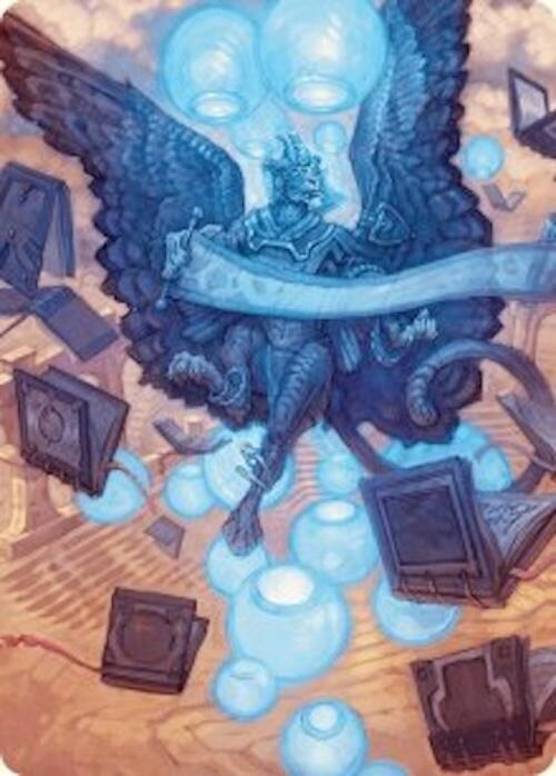 Sphinx of Forgotten Lore Art Card (33/54) [Art Series: Foundations] 33