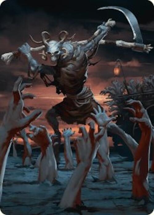 Abyssal Harvester Art Card (34/54) [Art Series: Foundations] 34