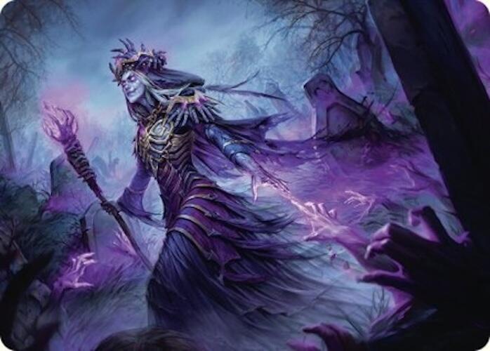 Zul Ashur, Lich Lord Art Card (10/54) [Art Series: Foundations] 10