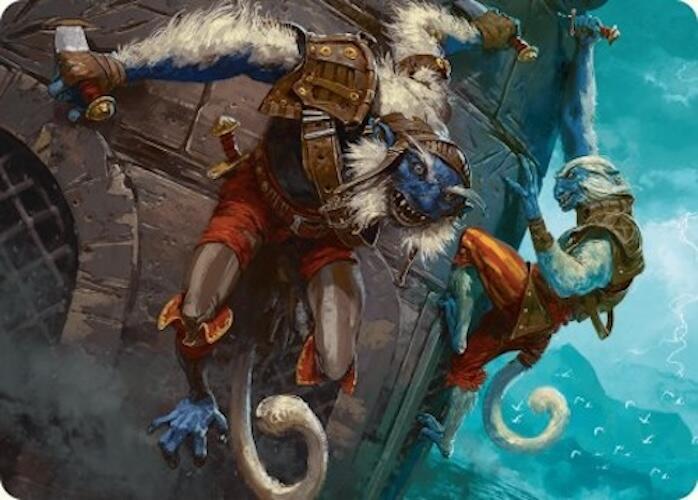Goblin Boarders Art Card (11/54) [Art Series: Foundations] 11