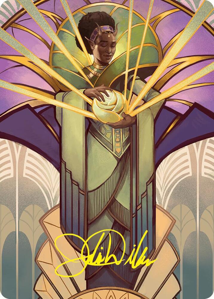 Bloom Tender Art Card (54/54) (Gold-Stamped Signature) [Art Series: Foundations] 54